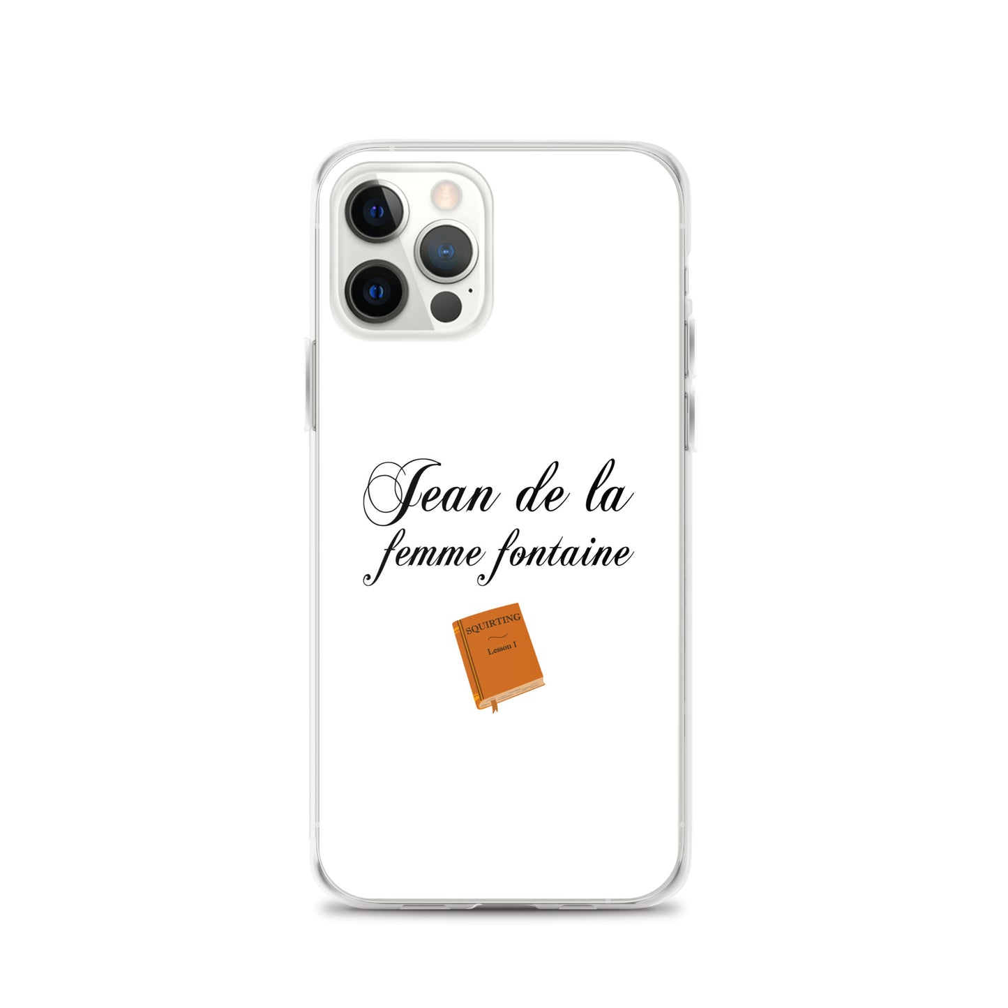 Coque iPhone Jean de la femme fontaine - Sedurro