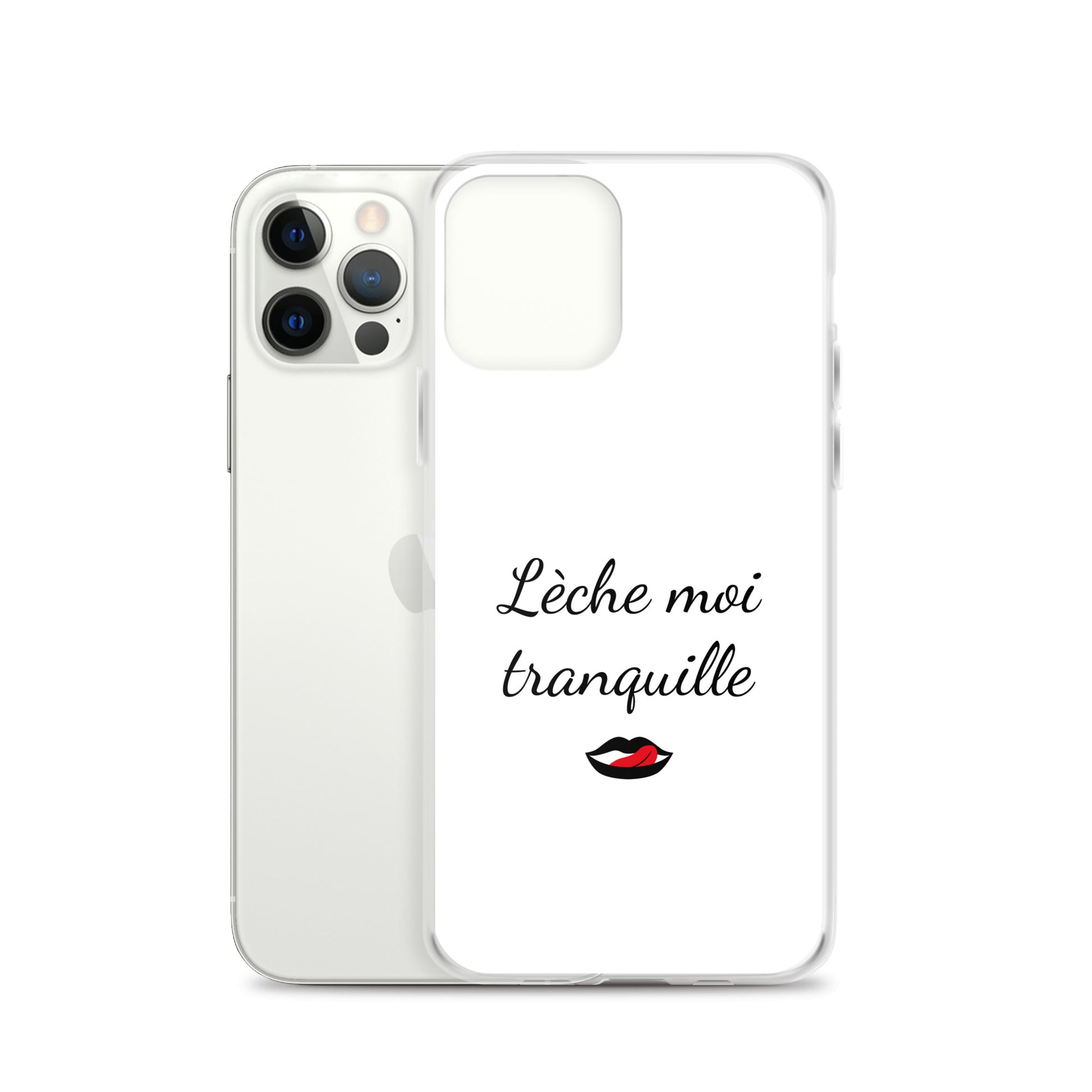 Coque iPhone Lèche moi tranquille - Sedurro