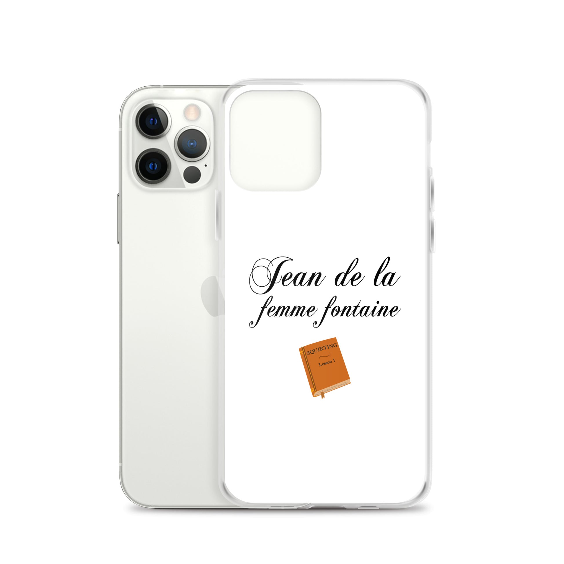 Coque iPhone Jean de la femme fontaine - Sedurro