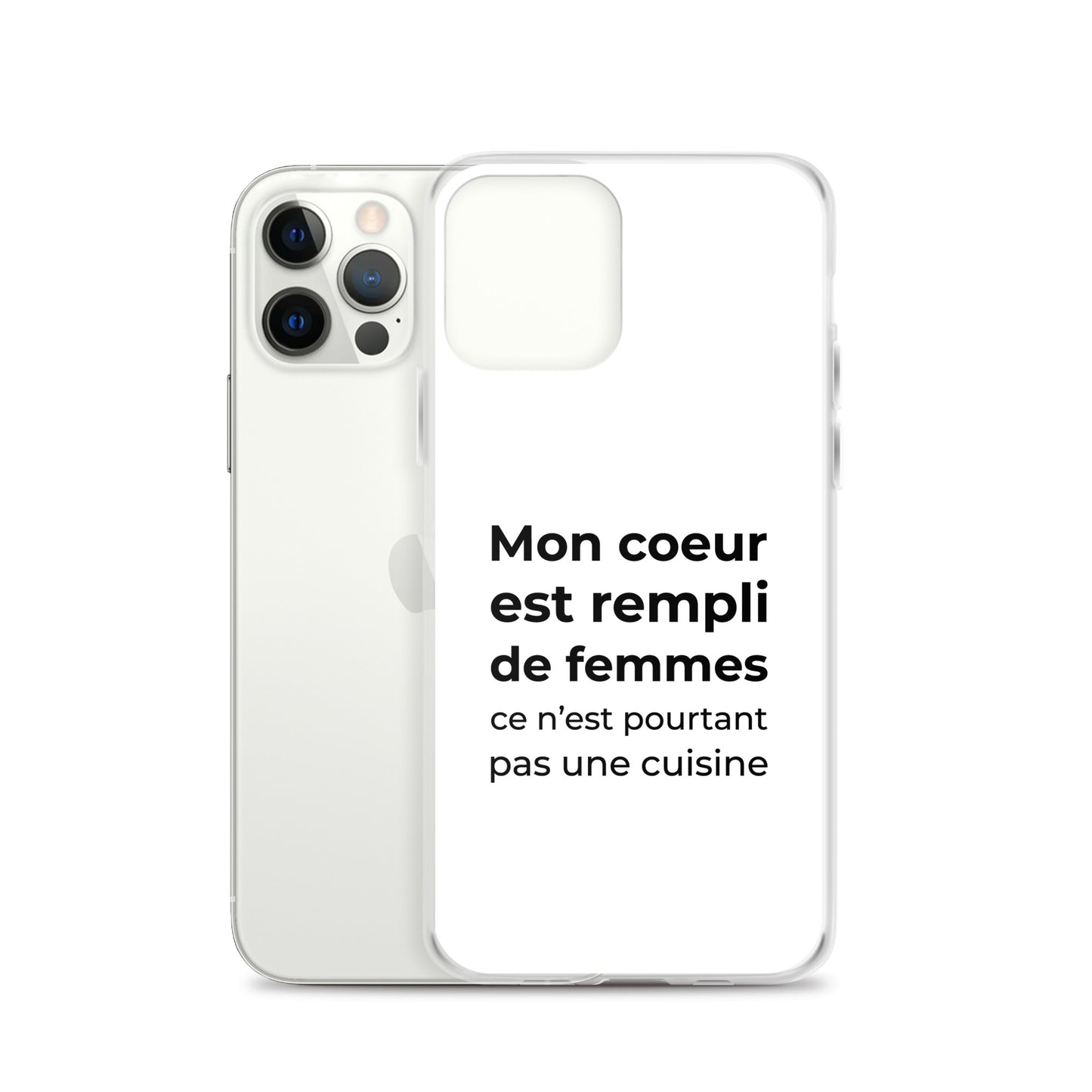 Coque iPhone Mon cœur est rempli de femmes ce n'est pourtant pas une cuisine Sedurro