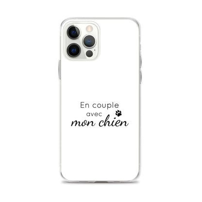 Coque iPhone En couple avec mon chien - Sedurro