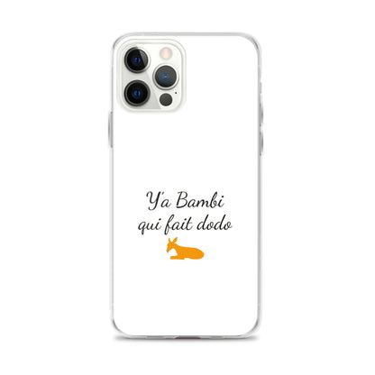 Coque iPhone Y'a bambi qui fait dodo - Sedurro