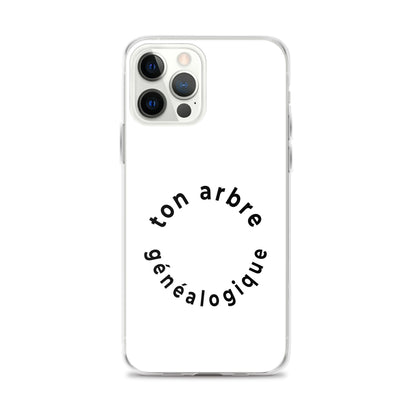 Coque iPhone Ton arbre généalogique en forme de cercle - Sedurro