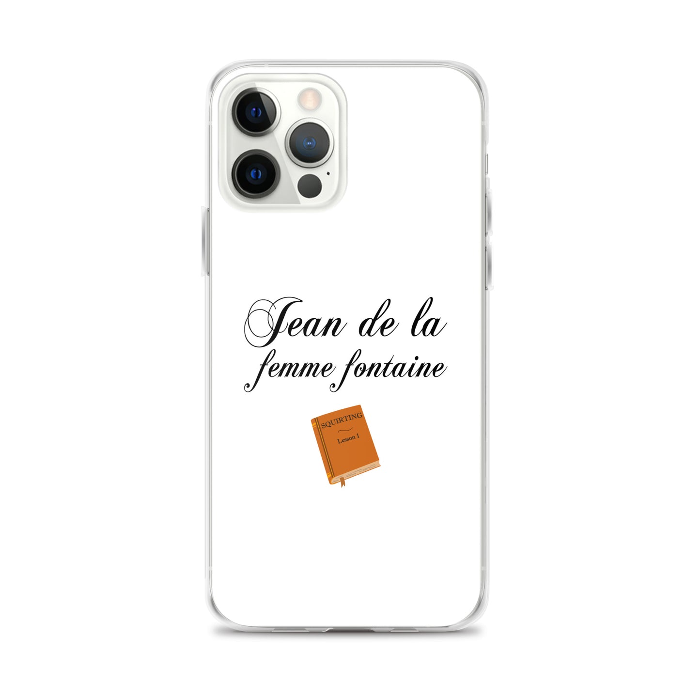 Coque iPhone Jean de la femme fontaine - Sedurro