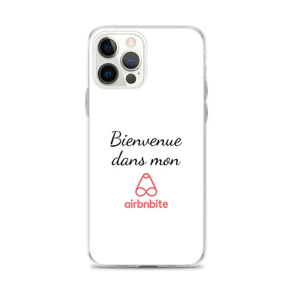 Coque iPhone Bienvenue dans mon airbnbite - Sedurro