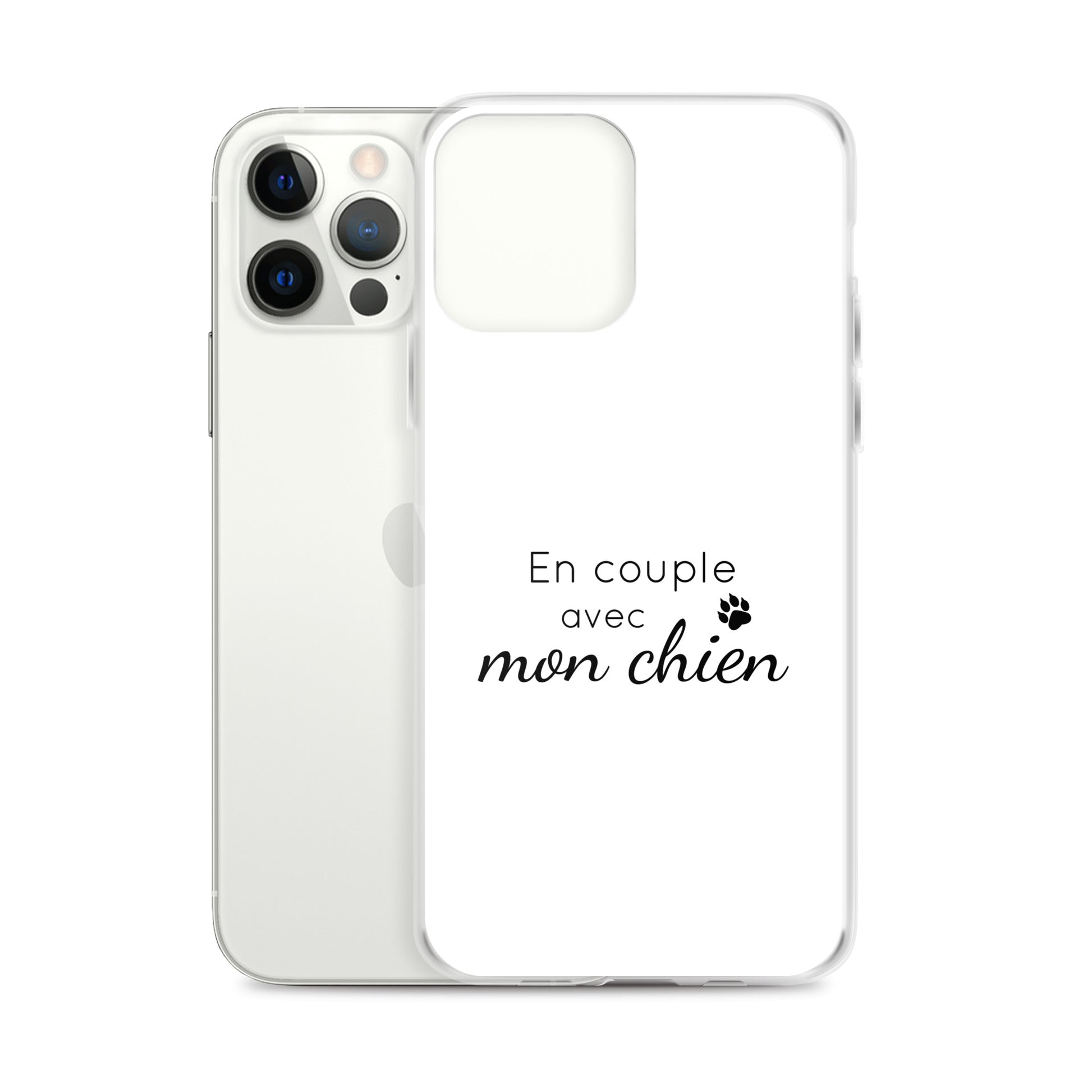 Coque iPhone En couple avec mon chien - Sedurro