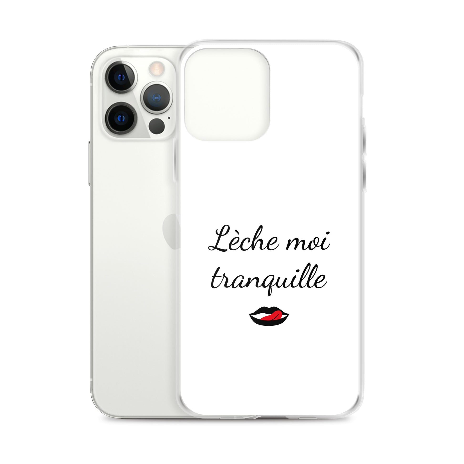 Coque iPhone Lèche moi tranquille - Sedurro