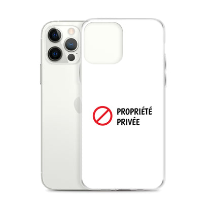 Coque iPhone Propriété privée - Sedurro