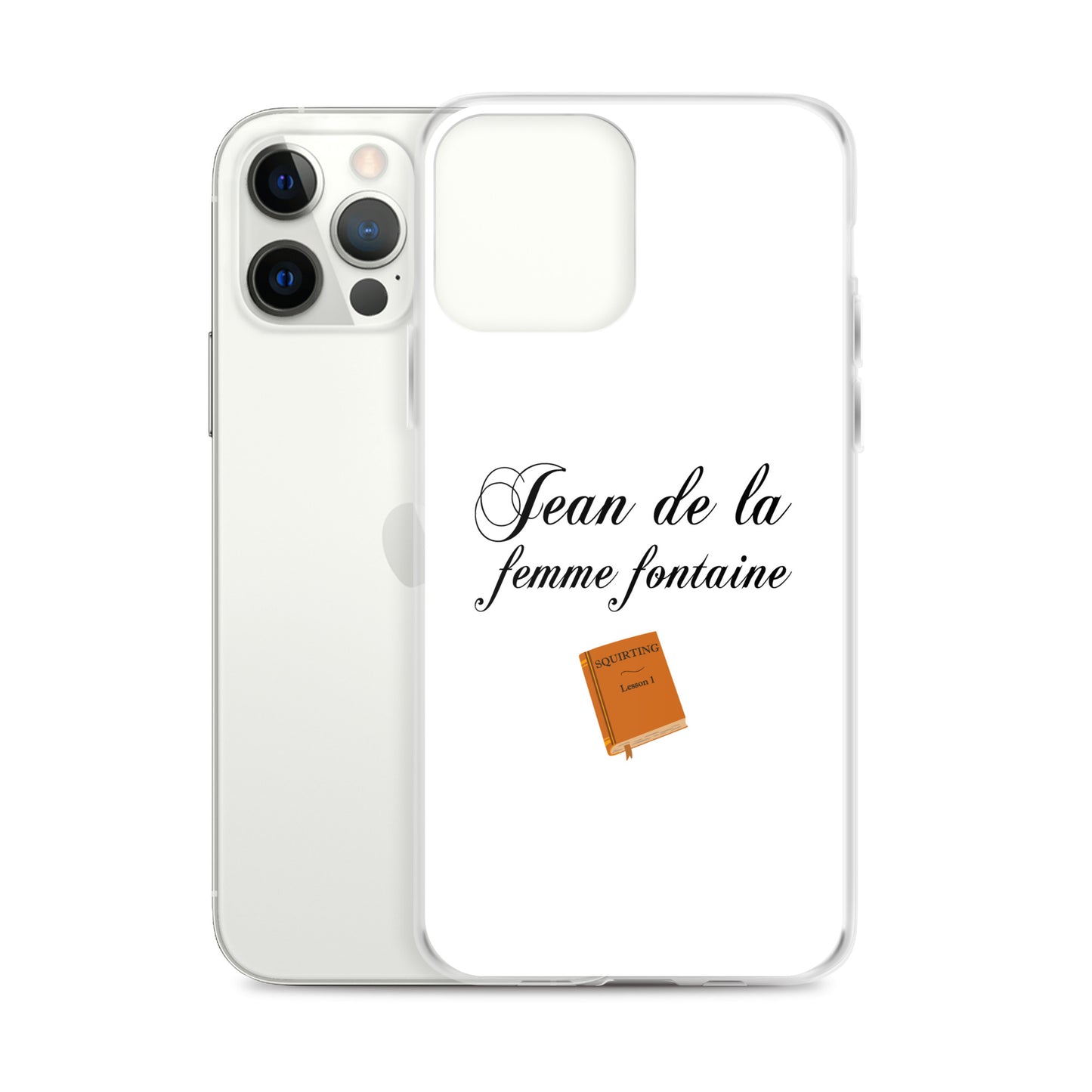 Coque iPhone Jean de la femme fontaine - Sedurro