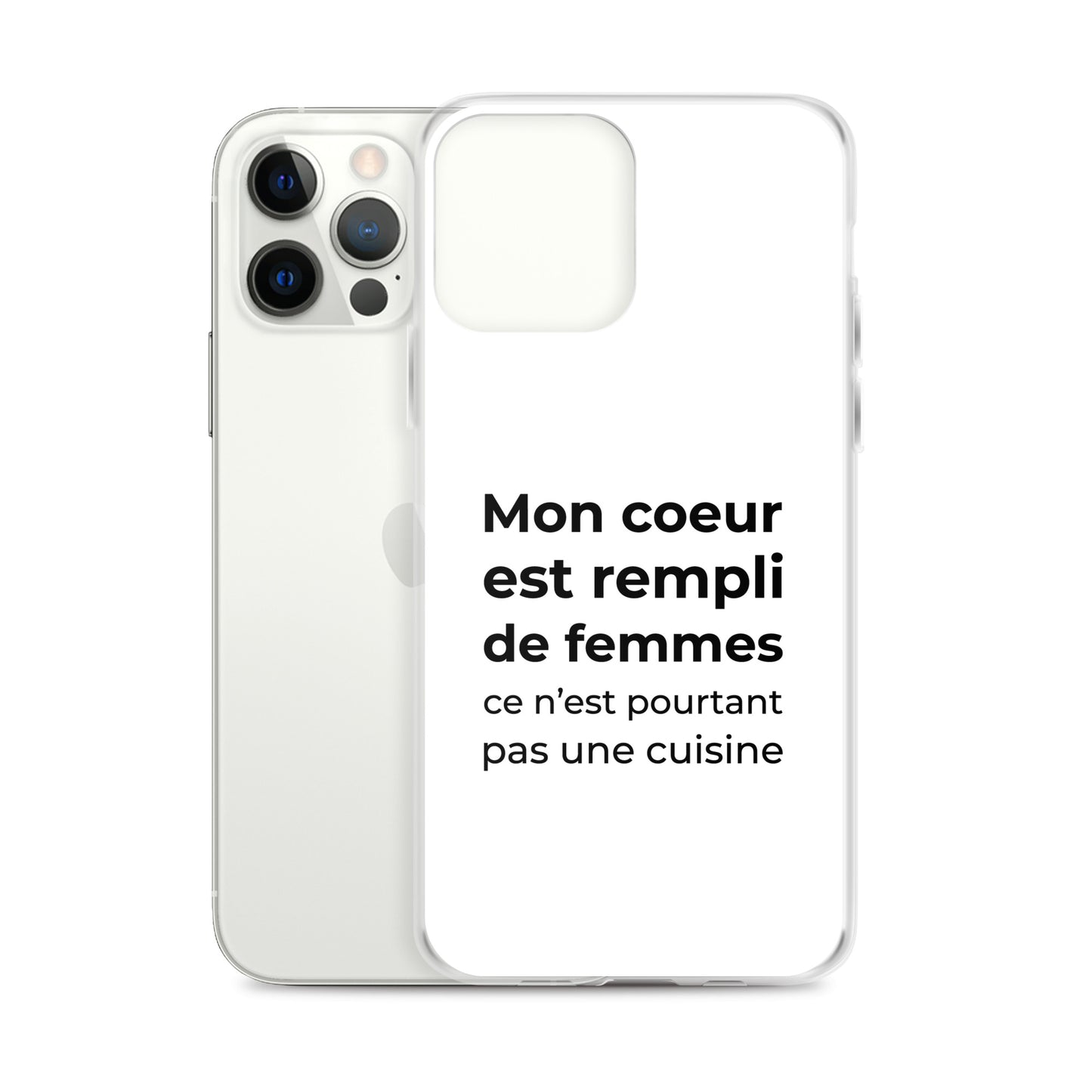 Coque iPhone Mon cœur est rempli de femmes ce n'est pourtant pas une cuisine Sedurro