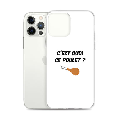 Coque iPhone C'est quoi ce poulet - Sedurro