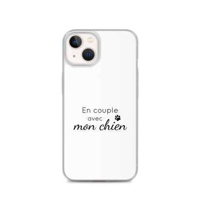 Coque iPhone En couple avec mon chien - Sedurro