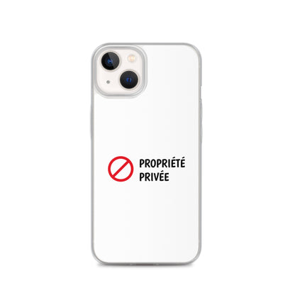 Coque iPhone Propriété privée - Sedurro