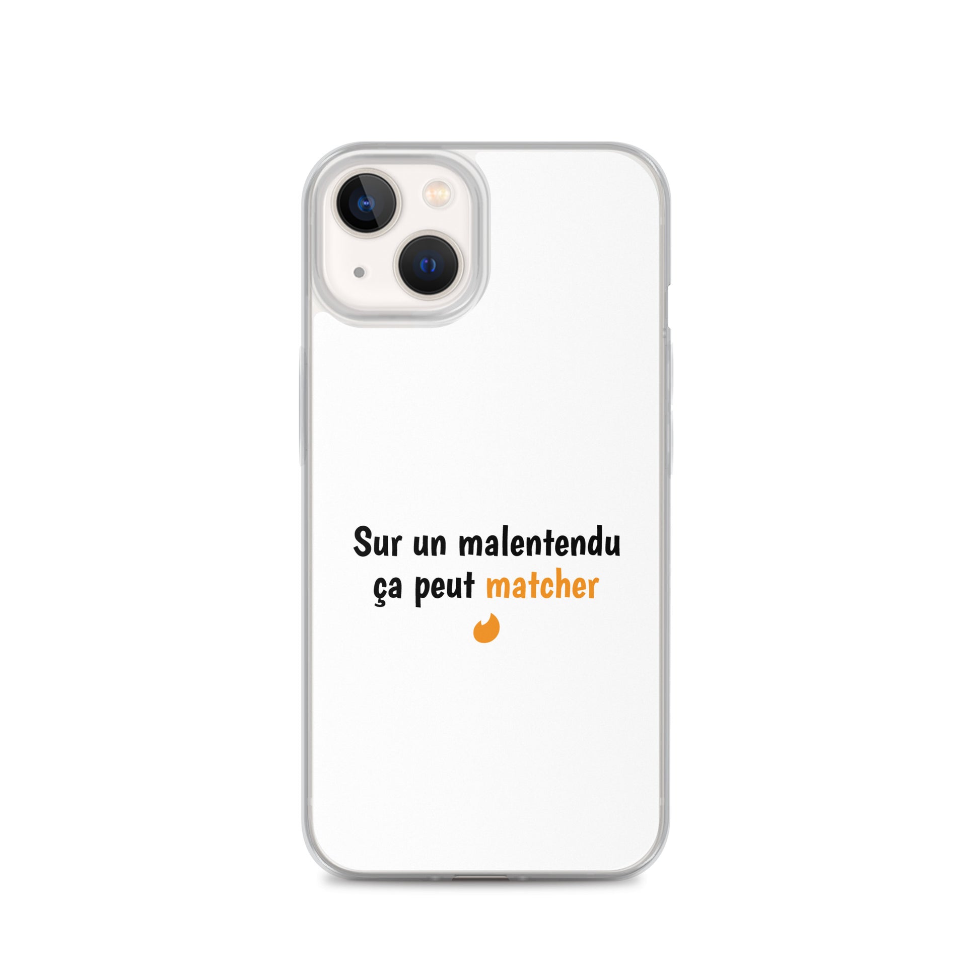 Coque iPhone Sur un malentendu ça peut matcher - Sedurro