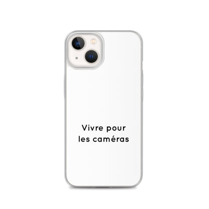 Coque iPhone Vivre pour les caméras - Sedurro