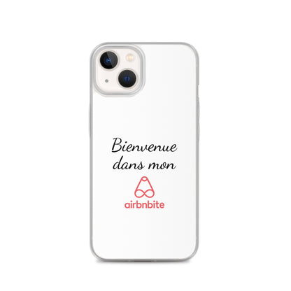 Coque iPhone Bienvenue dans mon airbnbite - Sedurro