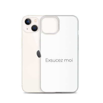 Coque iPhone Exsucez moi - Sedurro