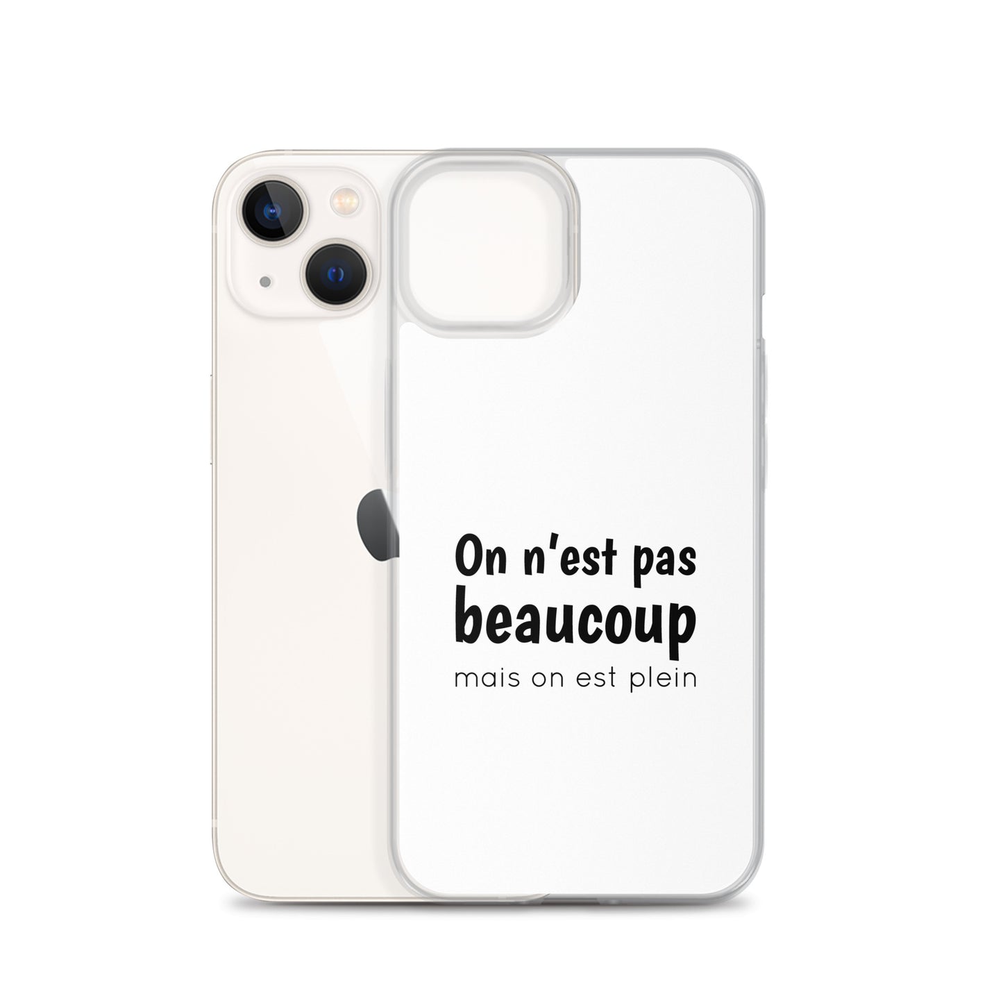 Coque iPhone On n'est pas beaucoup mais on est plein - Sedurro