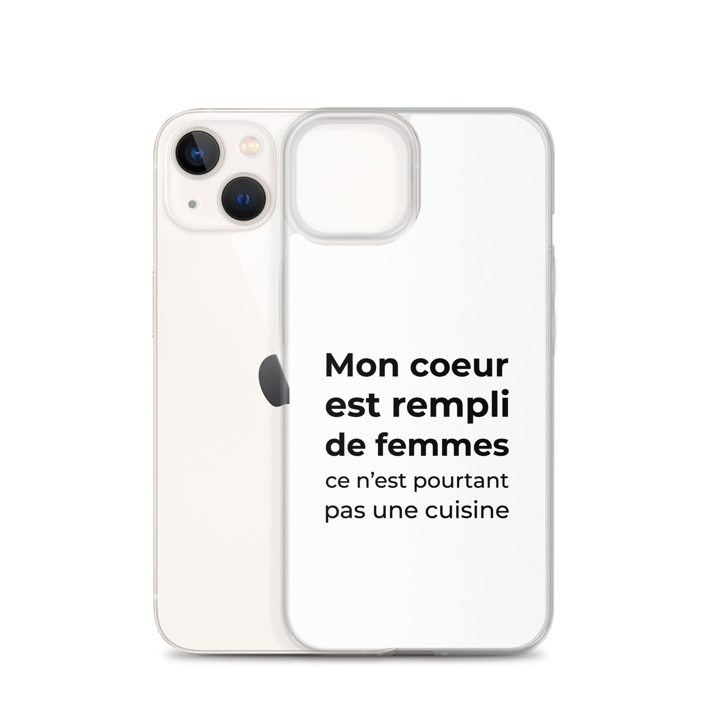 Coque iPhone Mon cœur est rempli de femmes ce n'est pourtant pas une cuisine Sedurro