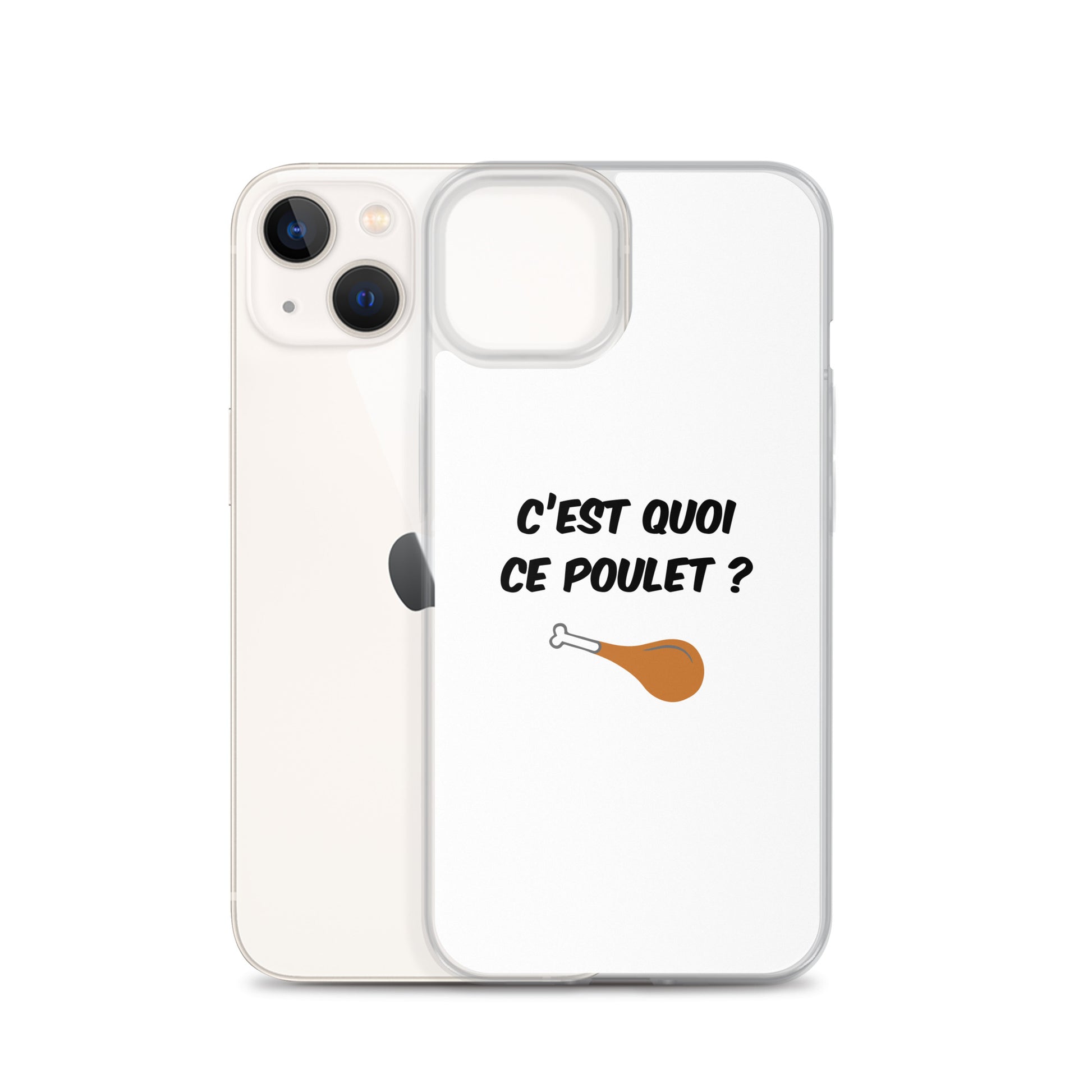 Coque iPhone C'est quoi ce poulet - Sedurro