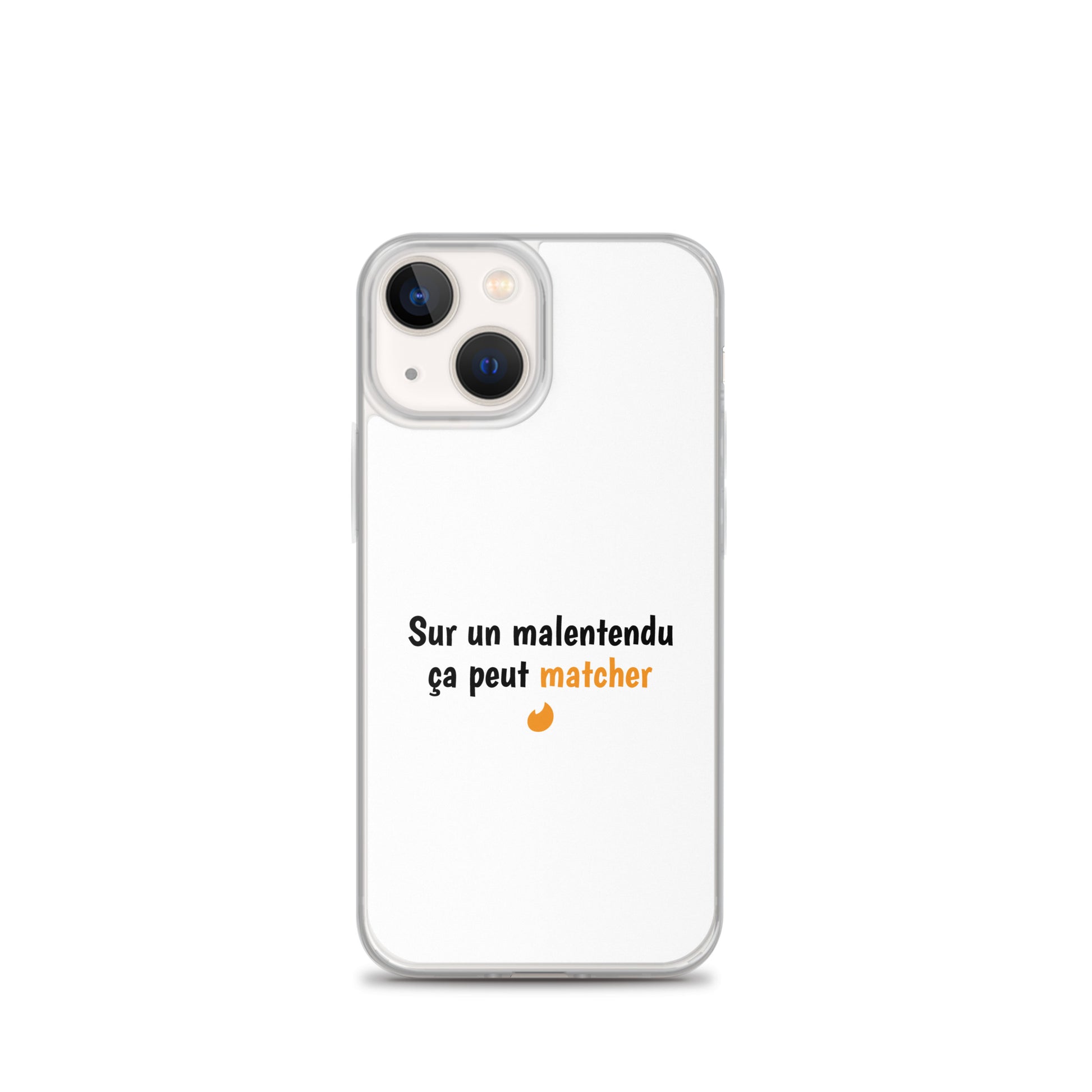 Coque iPhone Sur un malentendu ça peut matcher - Sedurro