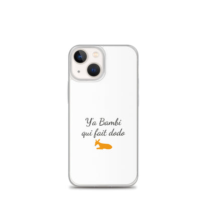 Coque iPhone Y'a bambi qui fait dodo - Sedurro