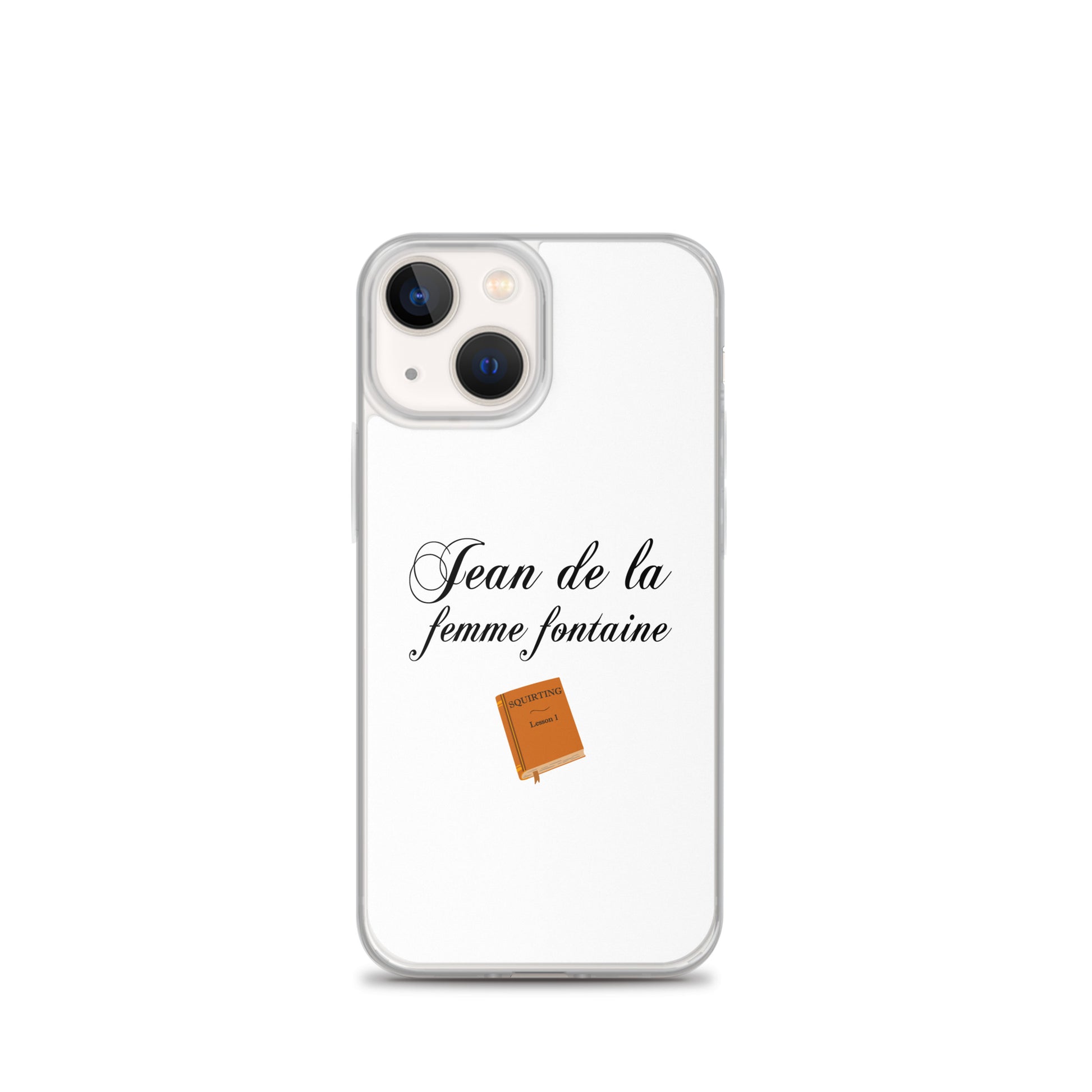 Coque iPhone Jean de la femme fontaine - Sedurro