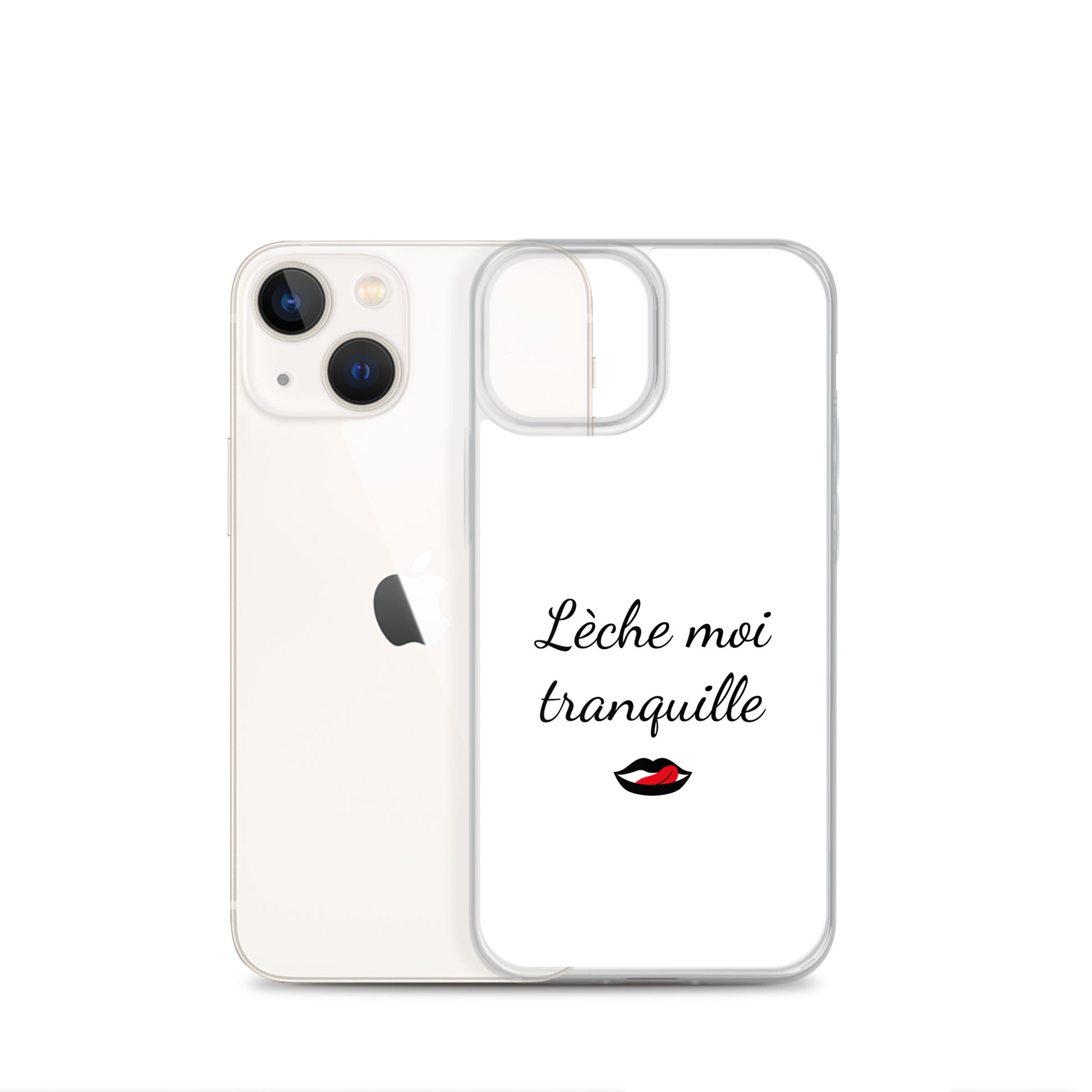 Coque iPhone Lèche moi tranquille - Sedurro