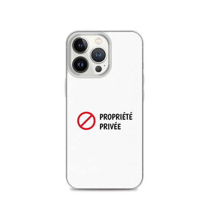 Coque iPhone Propriété privée - Sedurro