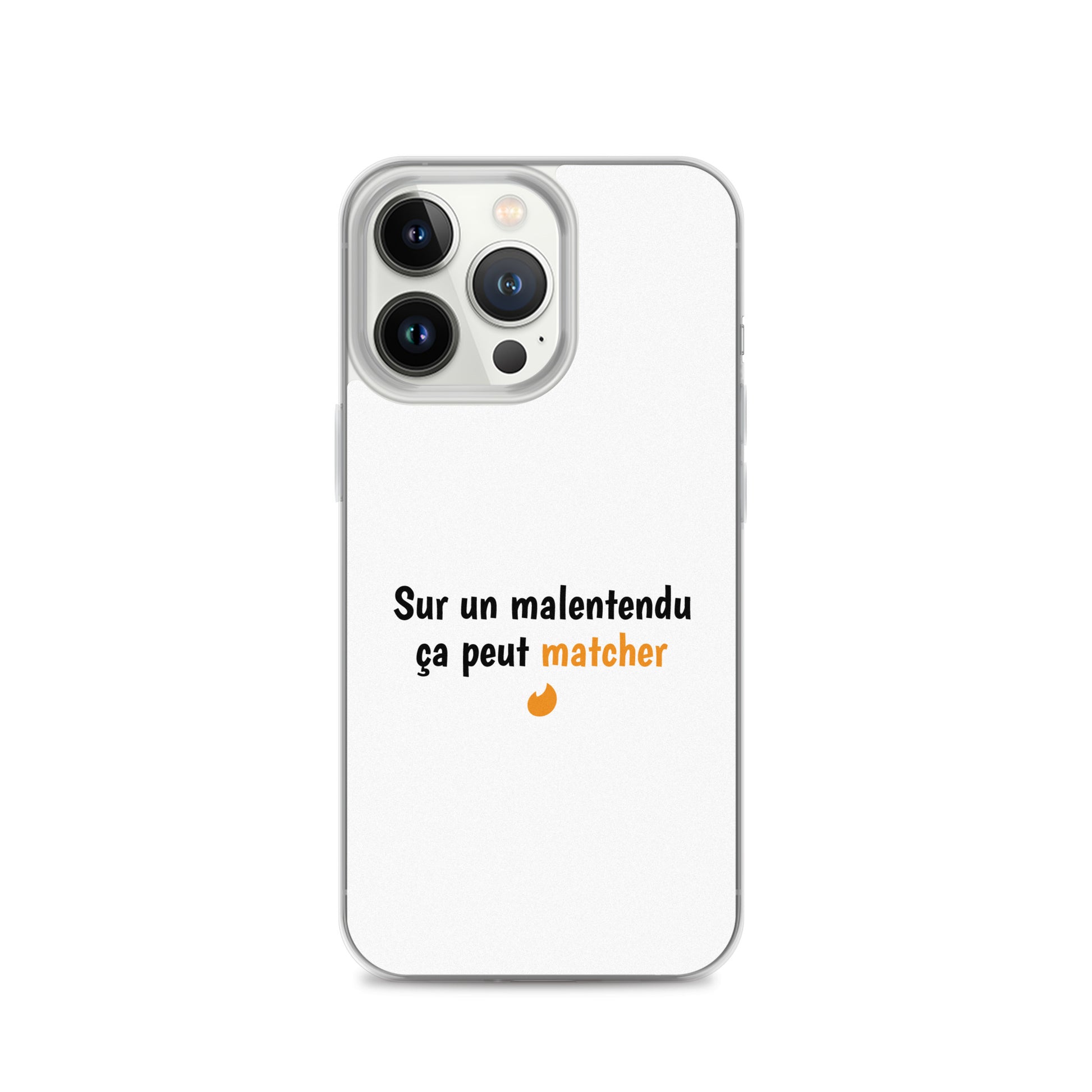 Coque iPhone Sur un malentendu ça peut matcher - Sedurro