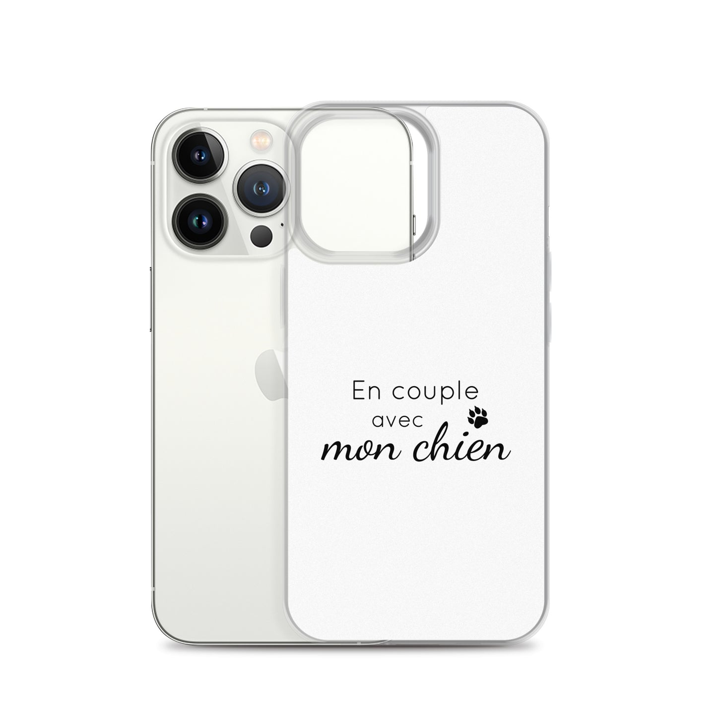 Coque iPhone En couple avec mon chien - Sedurro