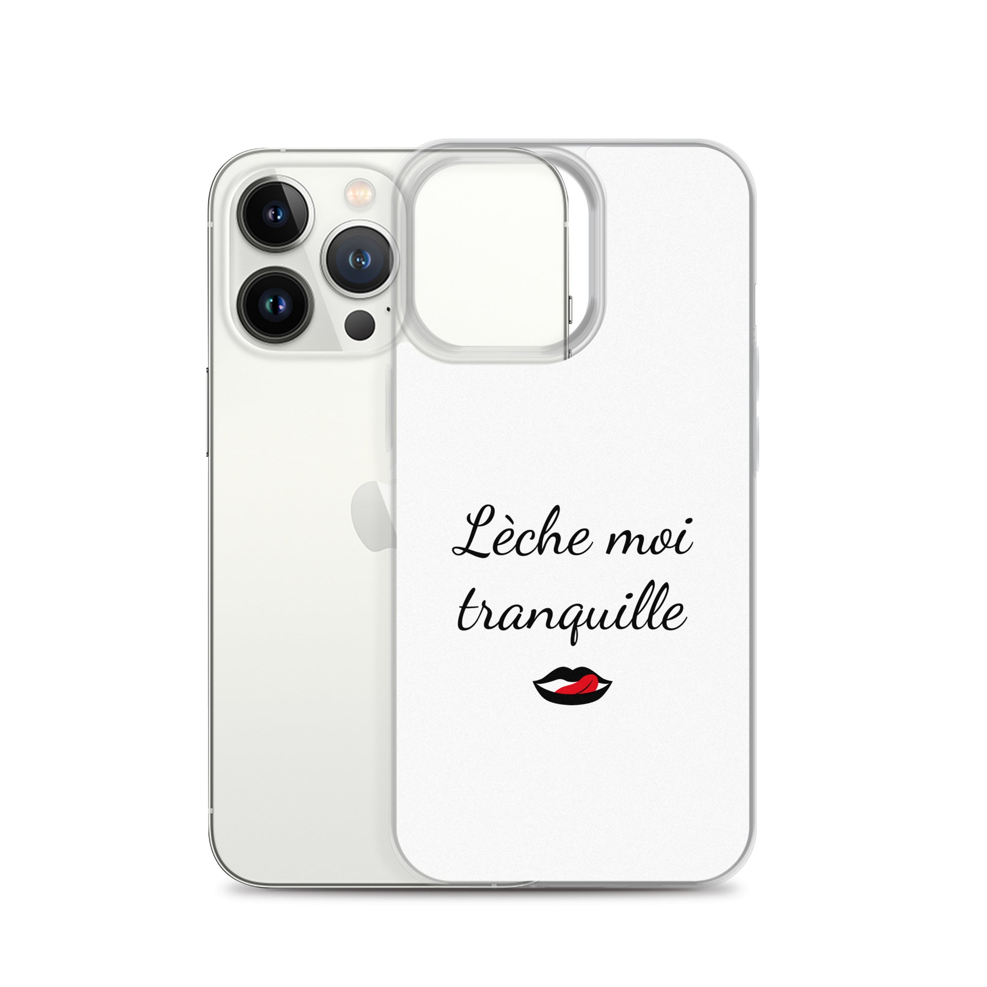 Coque iPhone Lèche moi tranquille - Sedurro