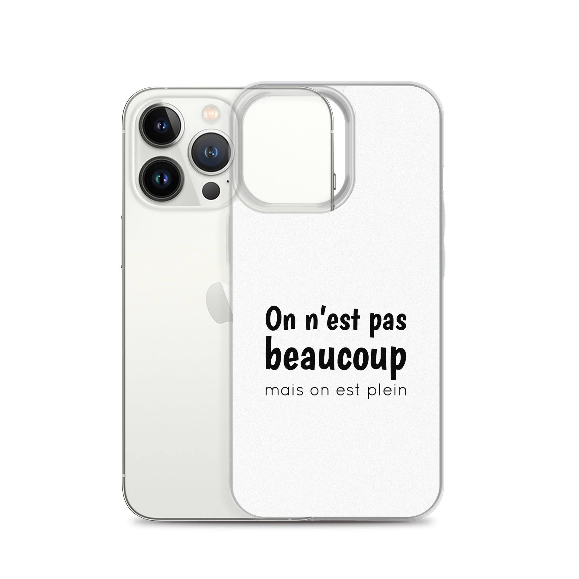 Coque iPhone On n'est pas beaucoup mais on est plein - Sedurro