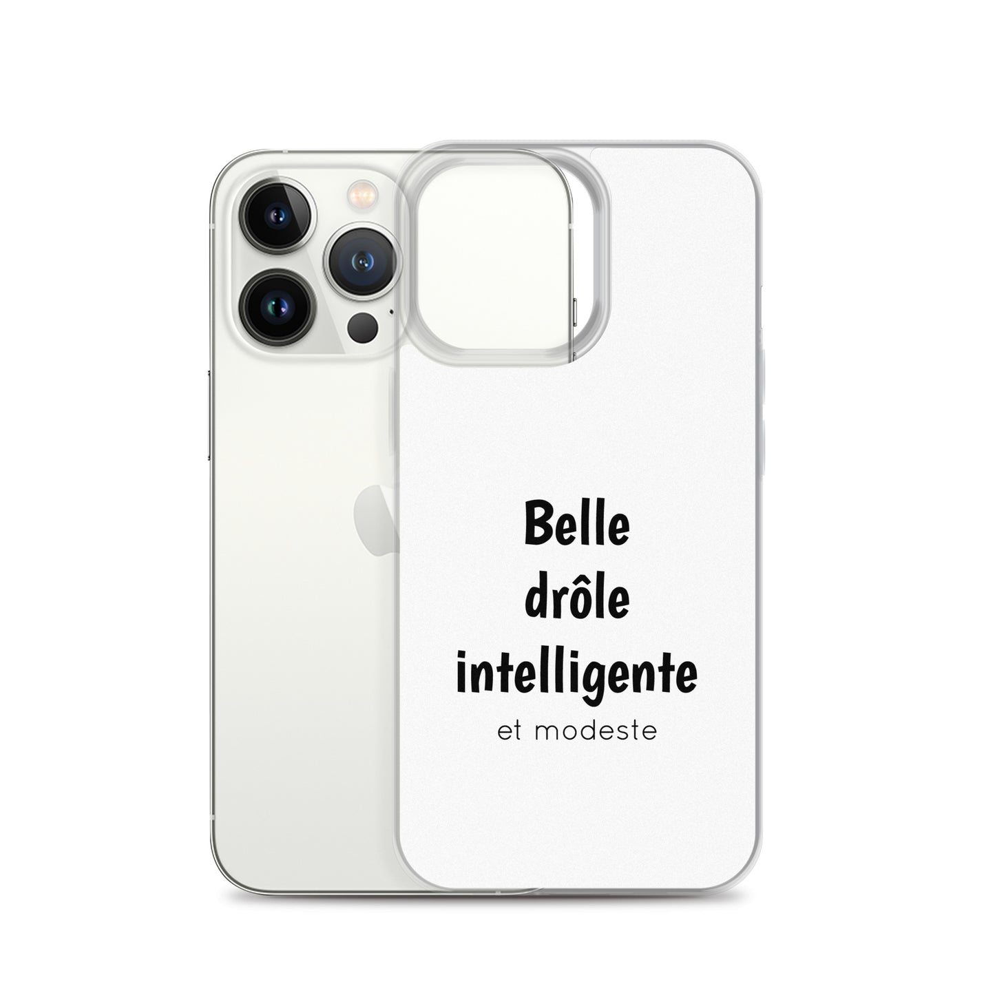 Coque iPhone Belle drôle intelligente et modeste - Sedurro