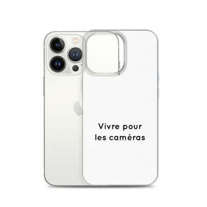 Coque iPhone Vivre pour les caméras - Sedurro