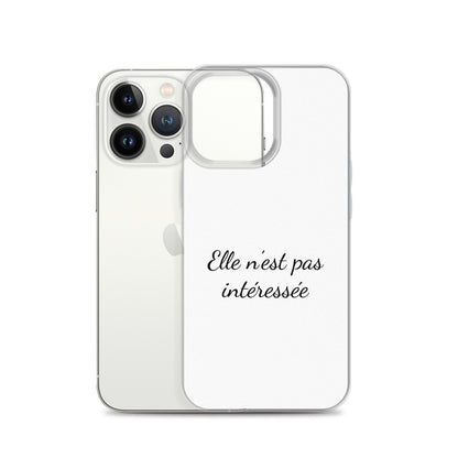 Coque iPhone Elle n'est pas intéressée Sedurro