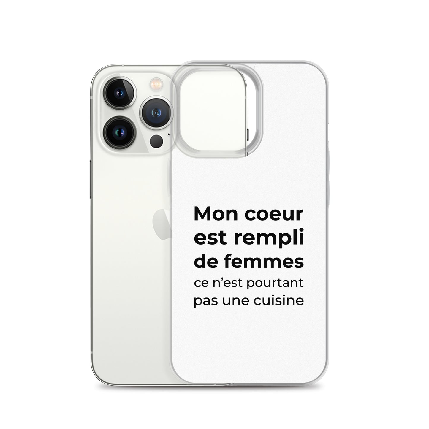 Coque iPhone Mon cœur est rempli de femmes ce n'est pourtant pas une cuisine Sedurro