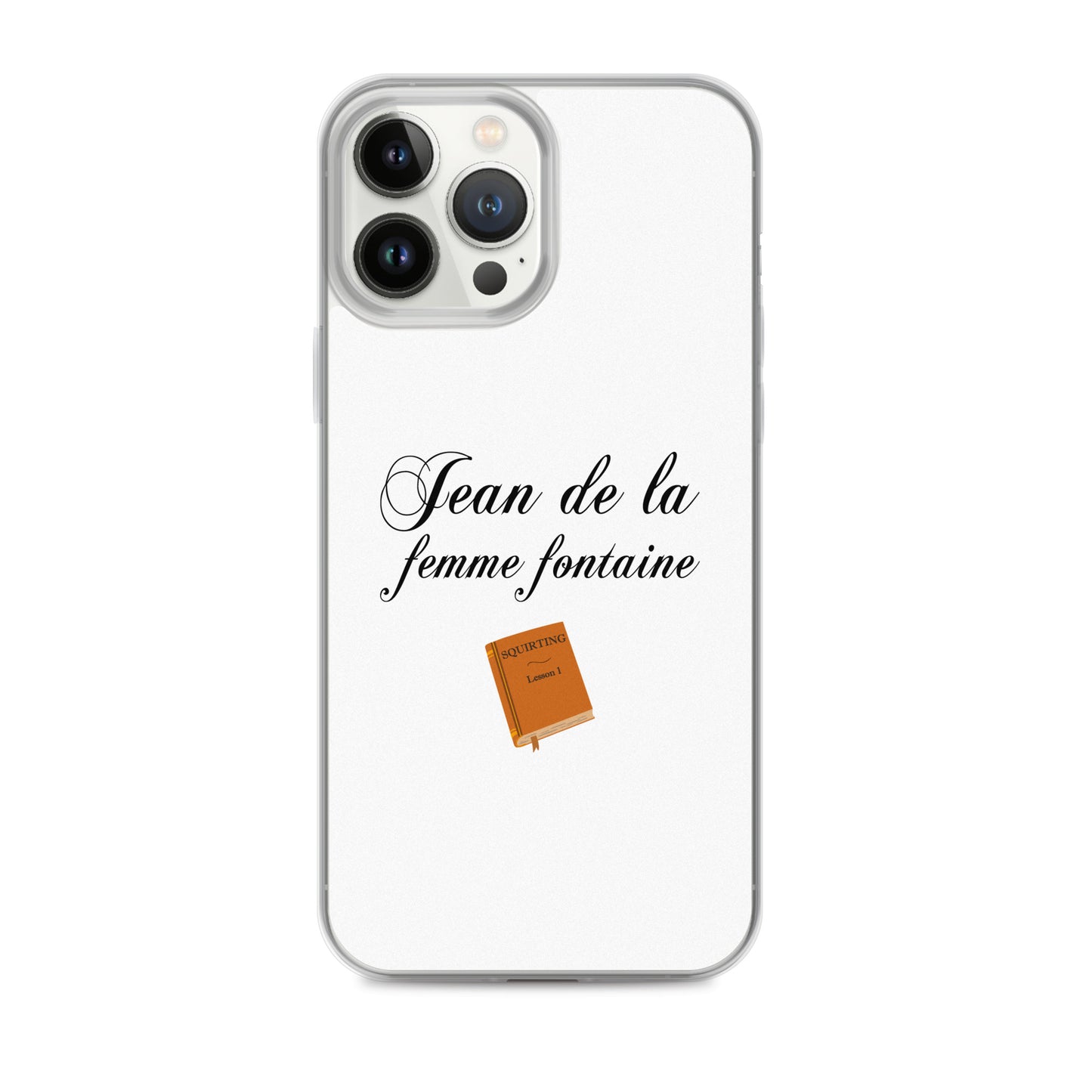 Coque iPhone Jean de la femme fontaine - Sedurro