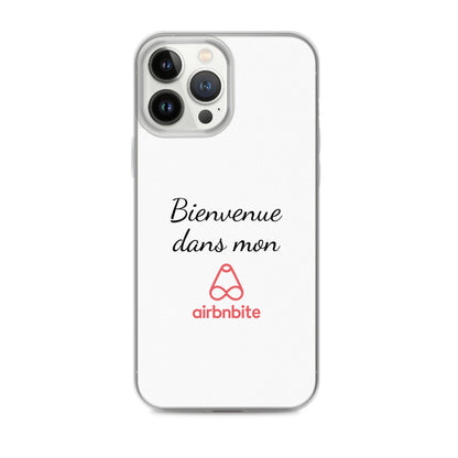 Coque iPhone Bienvenue dans mon airbnbite - Sedurro