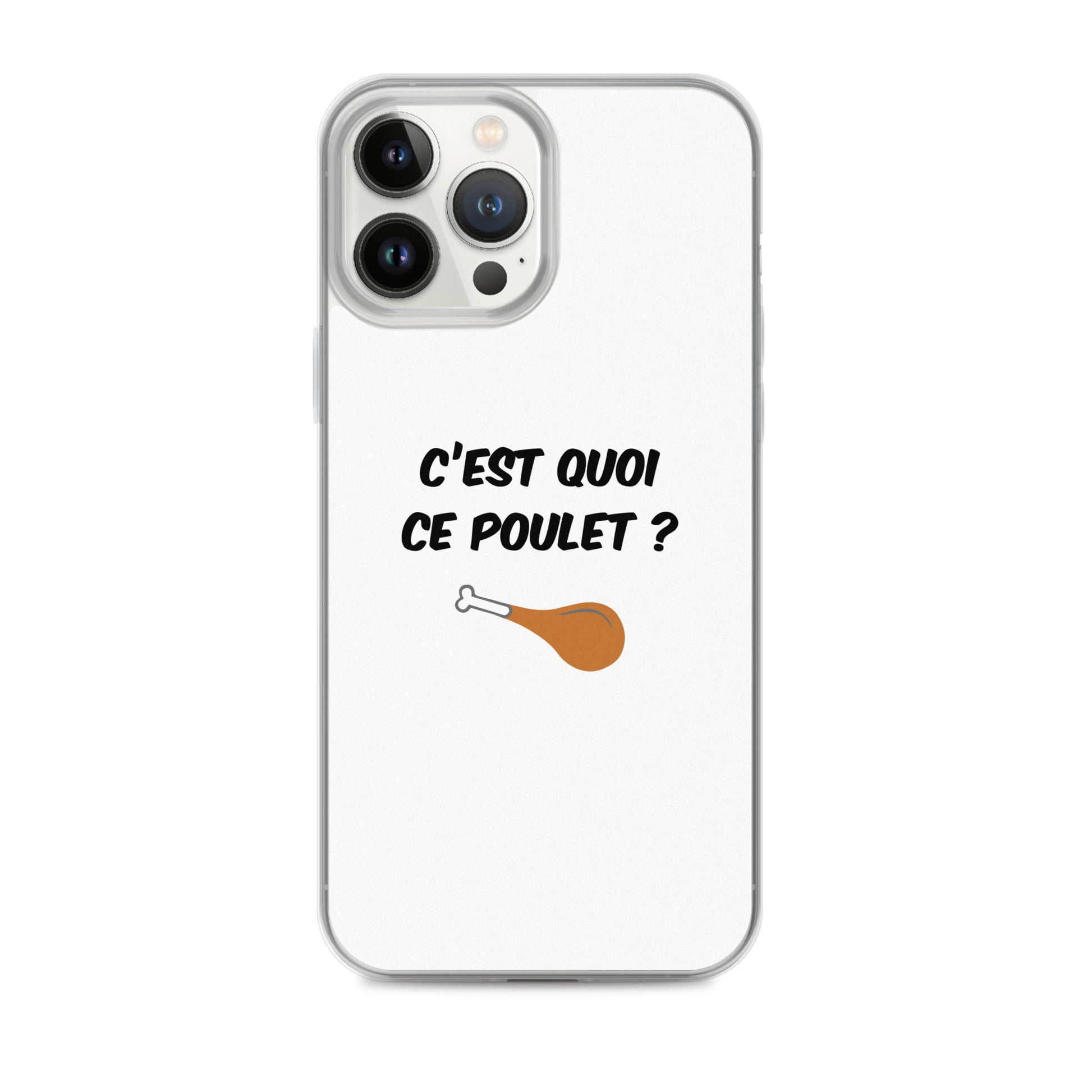 Coque iPhone C'est quoi ce poulet - Sedurro