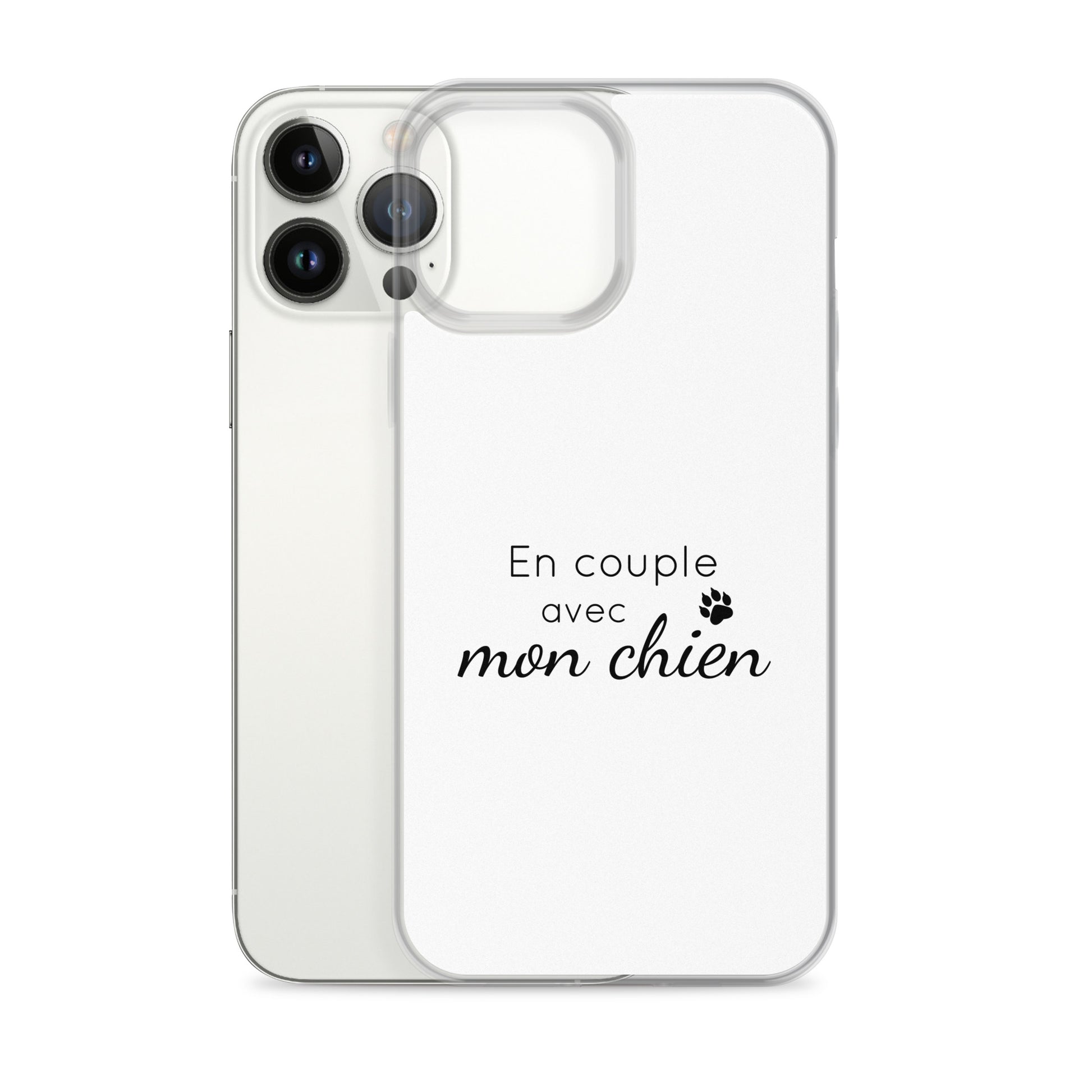 Coque iPhone En couple avec mon chien - Sedurro