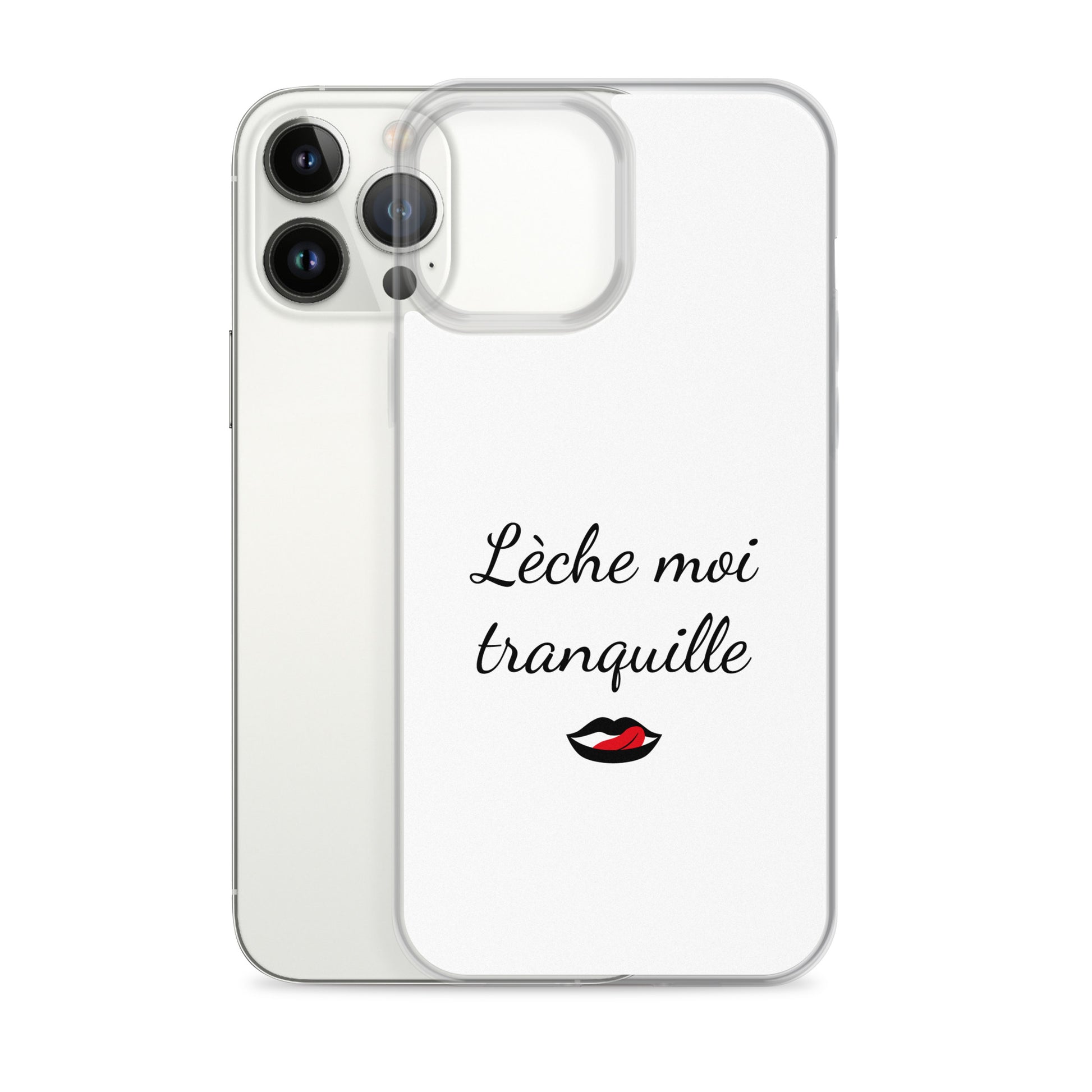 Coque iPhone Lèche moi tranquille - Sedurro