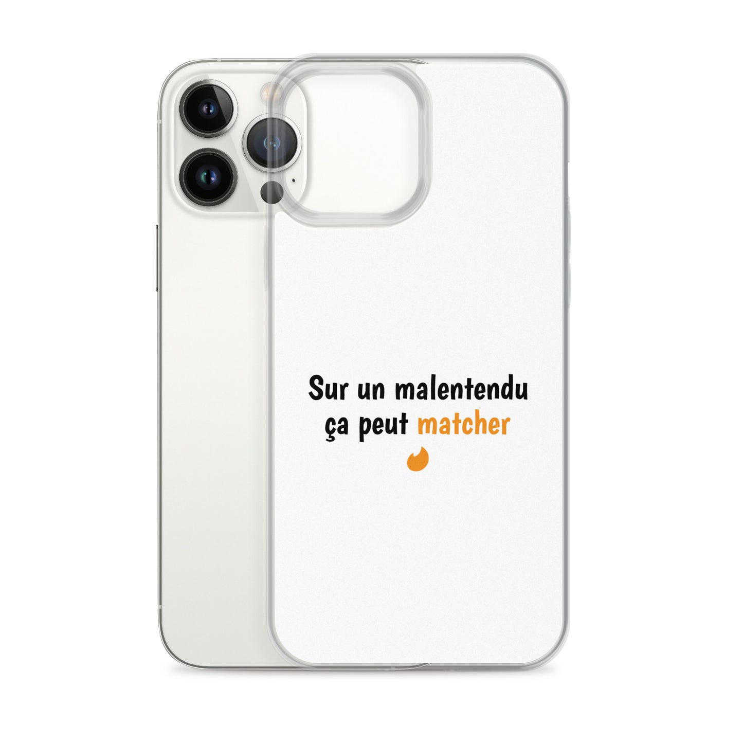 Coque iPhone Sur un malentendu ça peut matcher - Sedurro