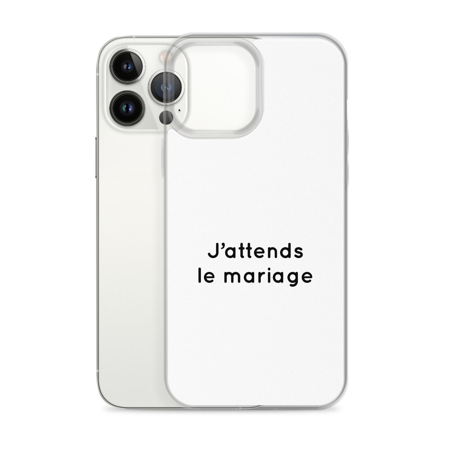 Coque iPhone J'attends le mariage - Sedurro