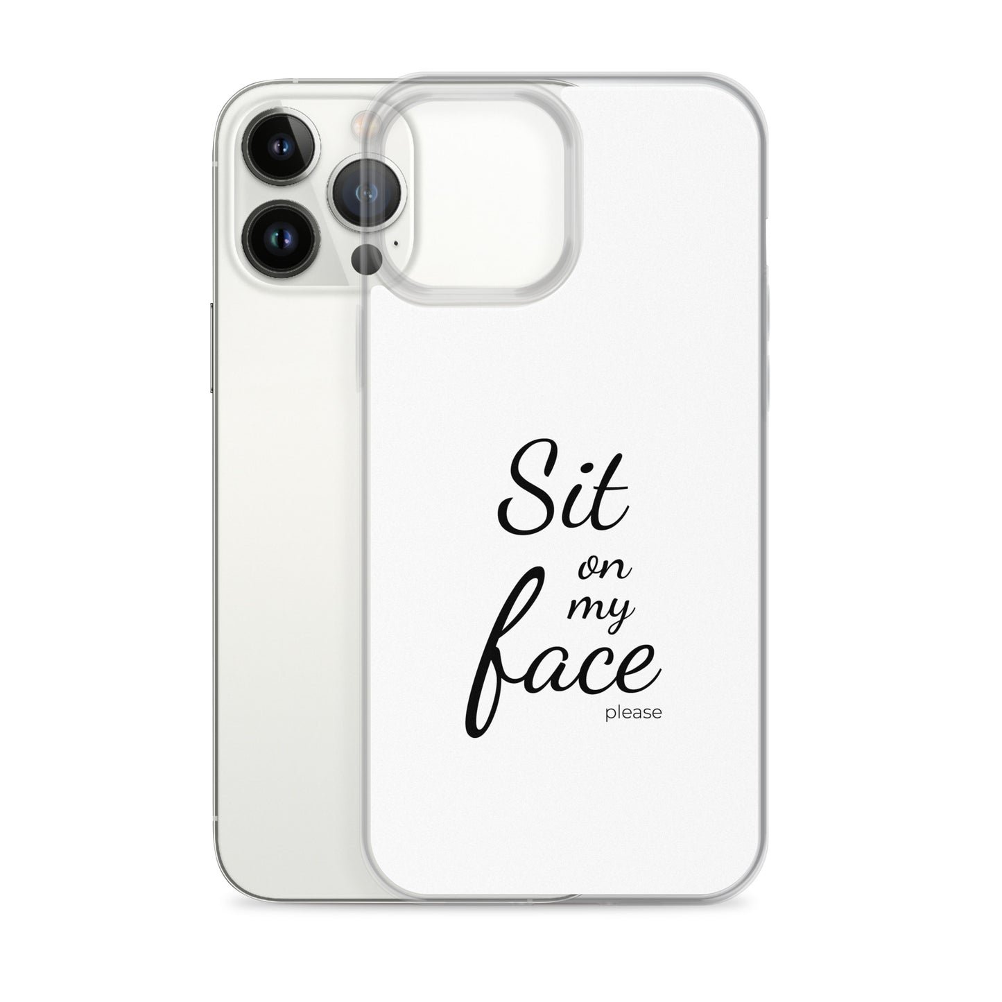 Coque iPhone Sit on my face please - Sedurro