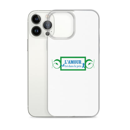 Coque iPhone L'amour est dans le prix - Sedurro