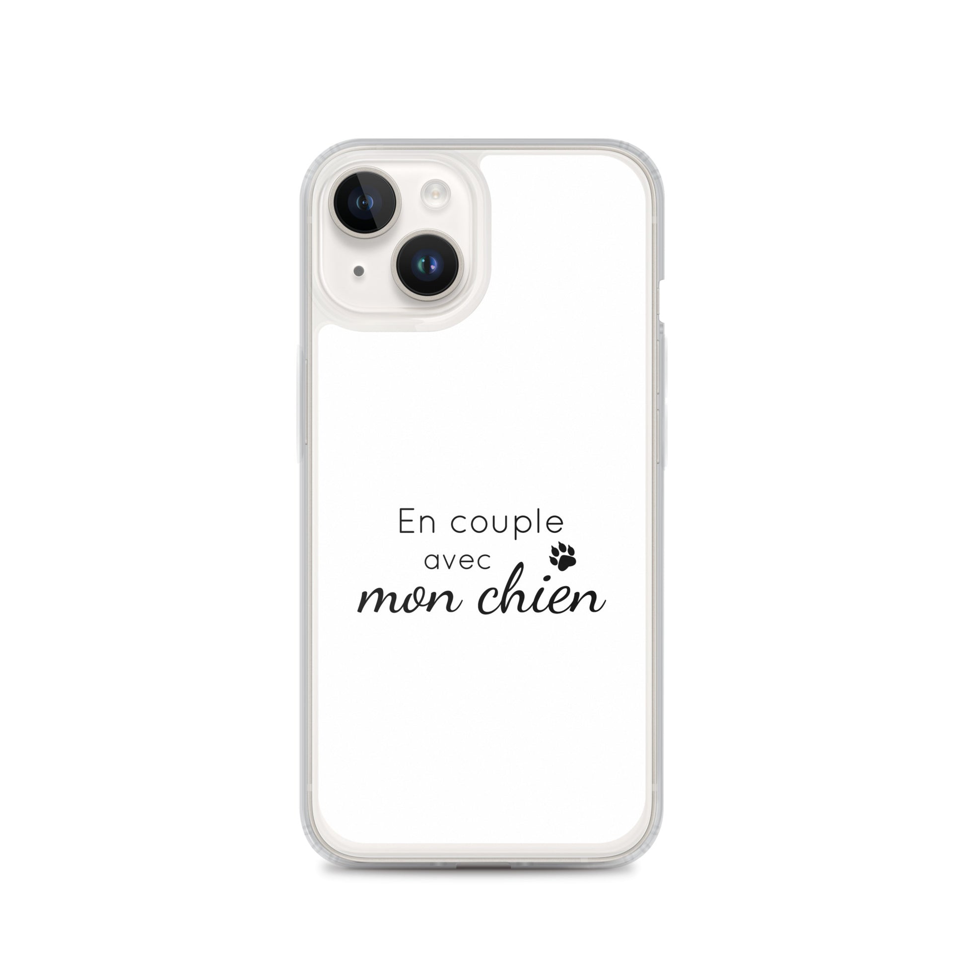 Coque iPhone En couple avec mon chien - Sedurro