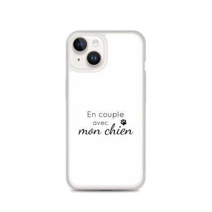 Coque iPhone En couple avec mon chien - Sedurro