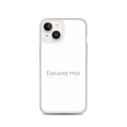 Coque iPhone Exsucez moi - Sedurro