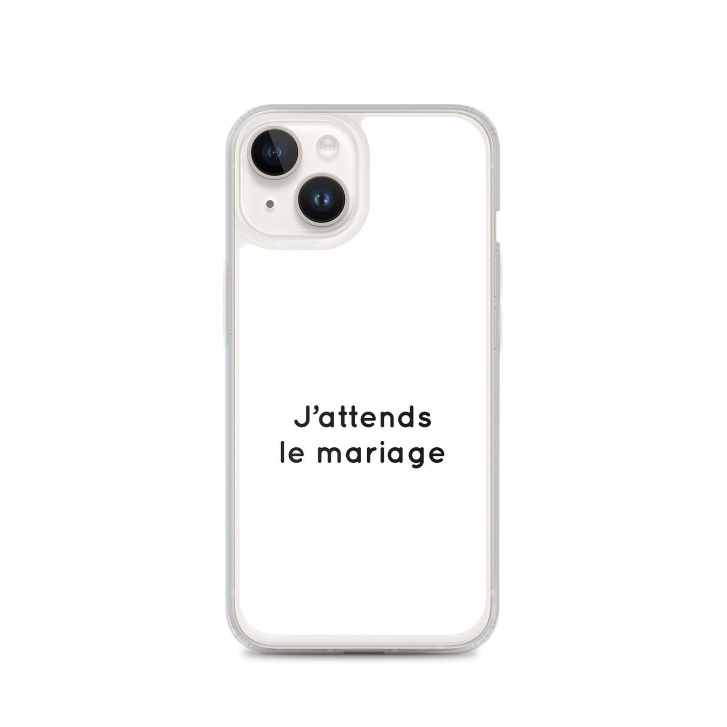 Coque iPhone J'attends le mariage - Sedurro